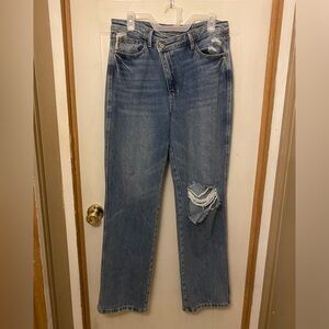 Judy Blue Distressed Dad Jean